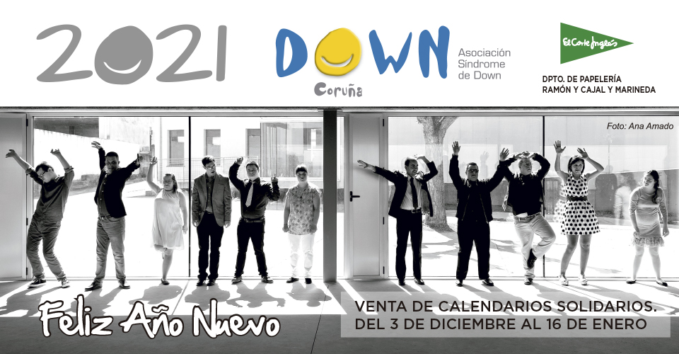 Down Coruña pone a la venta su calendario solidario 2021